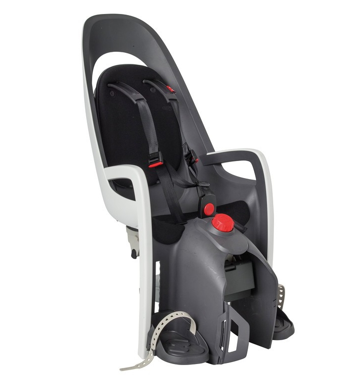 Hamax Kindersitz Hamax Caress Gepäckträger grau/weiß/schwarz bis 22kg