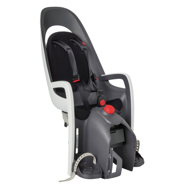 Hamax Kindersitz Hamax Caress Gepäckträger grau/weiß/schwarz bis 22kg