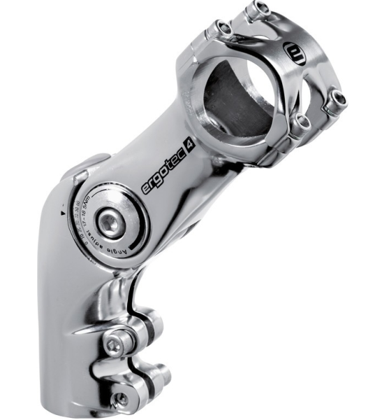 Humpert A-Head Vorbau Ergotec Octopus 50 Alu, silber, 1 1/8",Ø 25,4mm,110mm