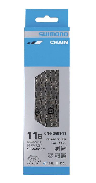 Shimano Schaltungskette Shimano CN-HG601  116 Glieder 11-fach, mit Verschlußgl.