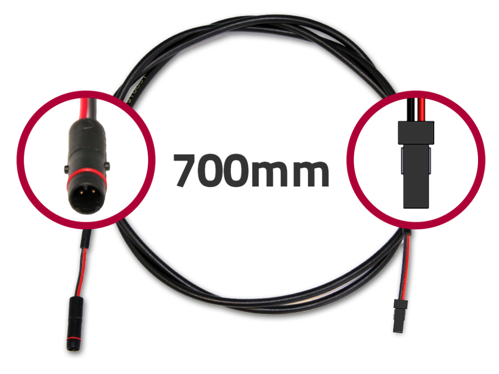 BMZ Brose Kabelsatz Rücklicht Länge: 1350mm