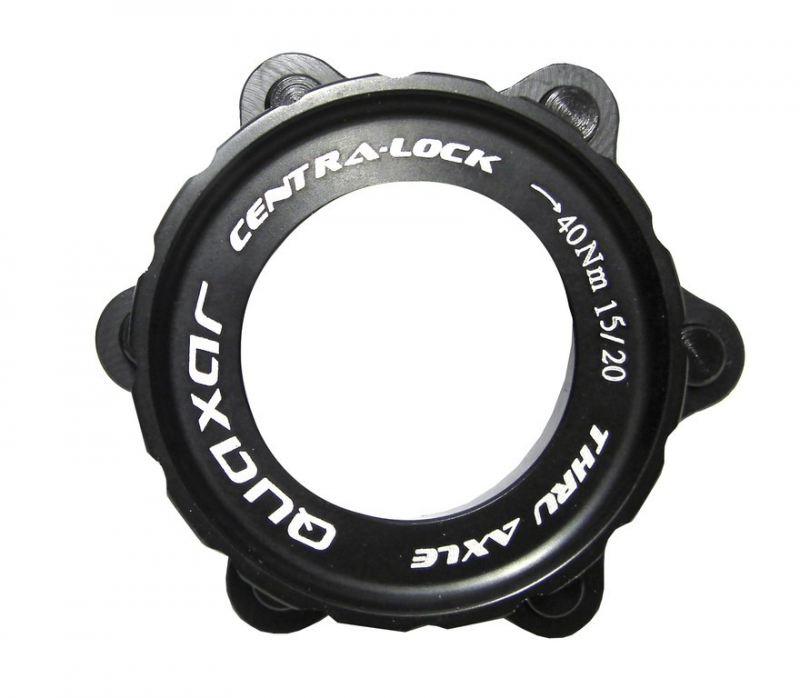 Quaxar Centerlock-Adapter inkl. Rockring, für 15/20 mm, schwarz