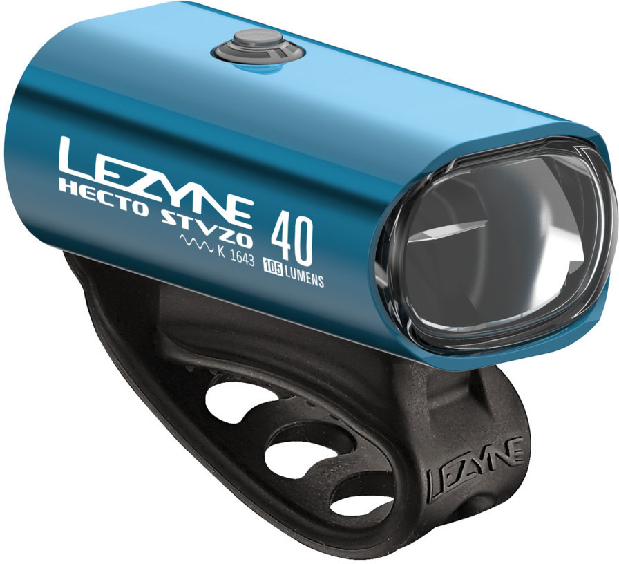 Lezyne Hecto Drive 40 LED Frontlicht blau/schwarz