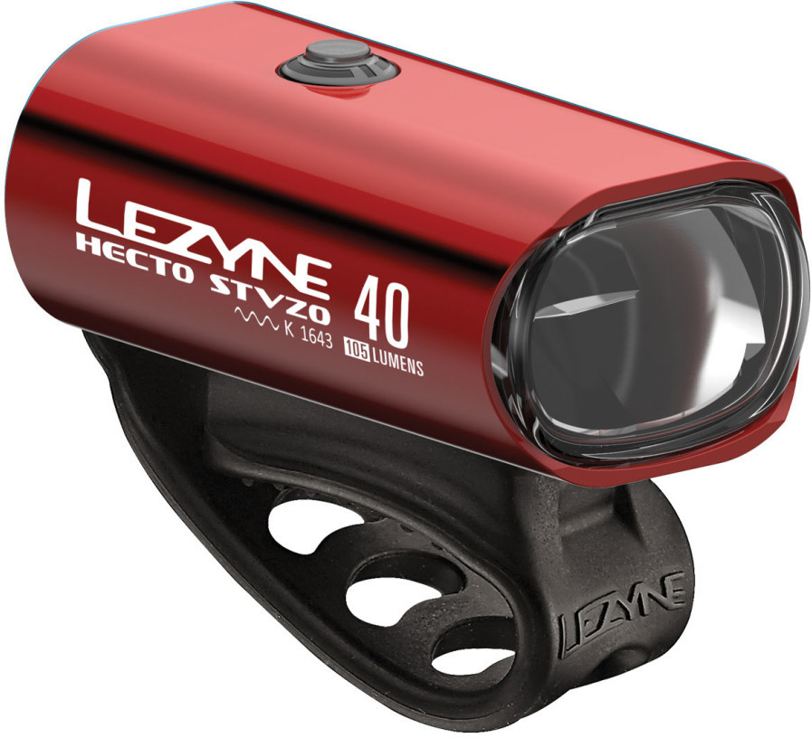 Lezyne Hecto Drive 40 LED Frontlicht rot/schwarz