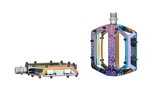 Detailed Picture of KRYPTO CNC ALLOY PEDAL OIL SLICK